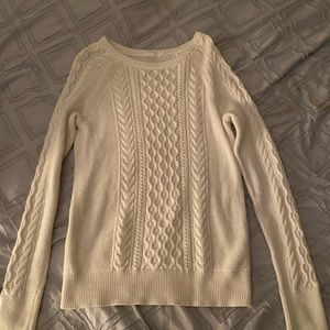 This is a white colored sweated from Gap.